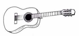 Bild einer Klassikgitarre