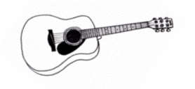Bild einer Westerngitarre